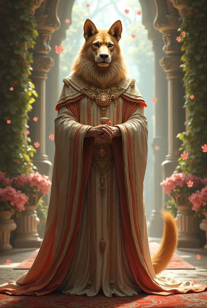 Dog wed with lion