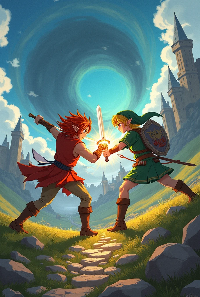 Chrono (Chrono trigger) VS Link (Legend of Zelda