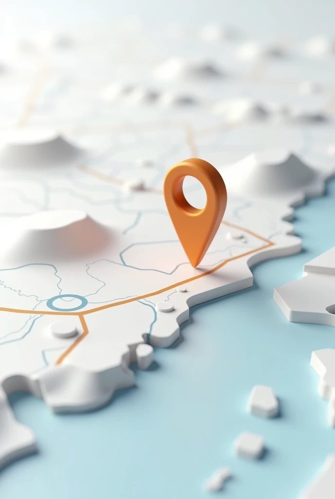 Create a mini 3D map with a tracking pin