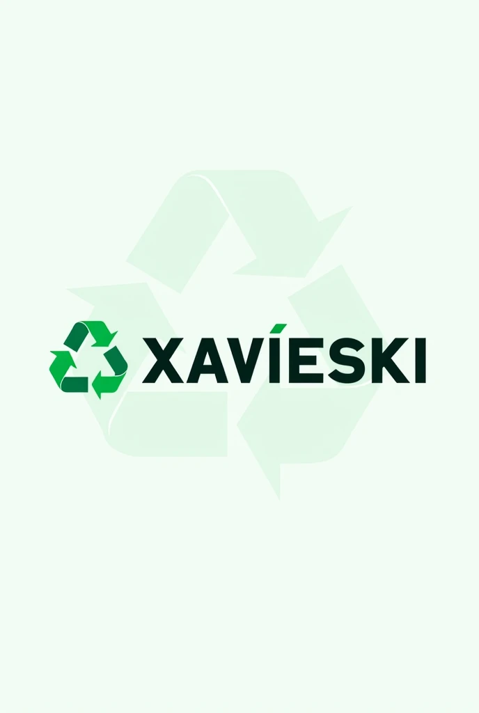 Logo for a RCC recycling company called Xavieski Reciclagem