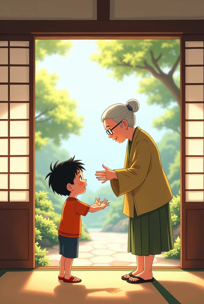 Kai visited his grandma manga 