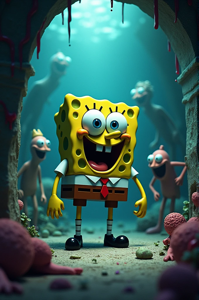 Bikini bottom spongebob menyeramkan