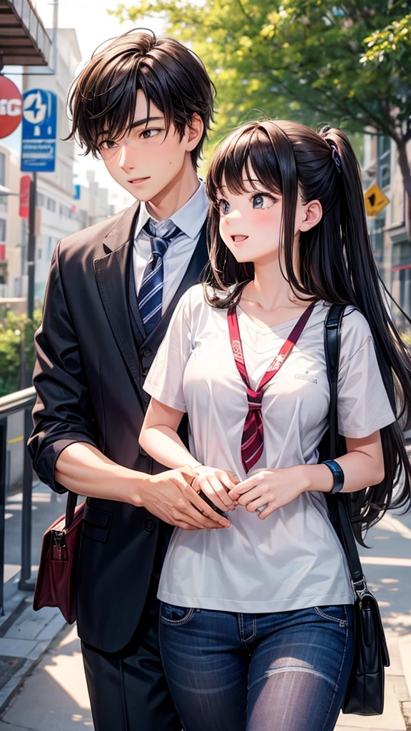High school couple