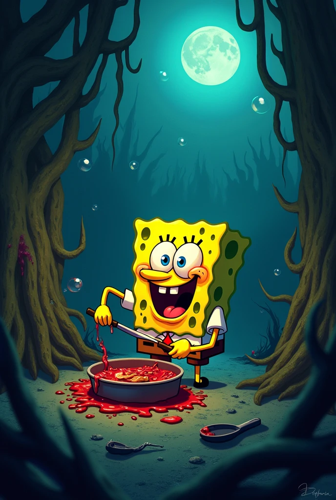 Bikini bottom spongebob creepy cooking