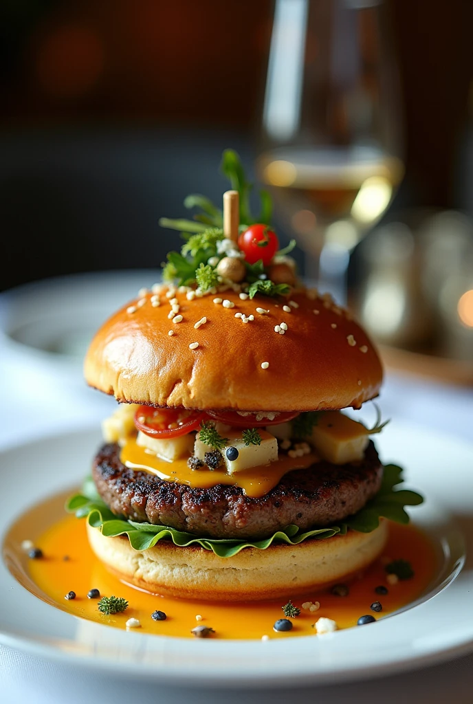 A hamburger for 100€
