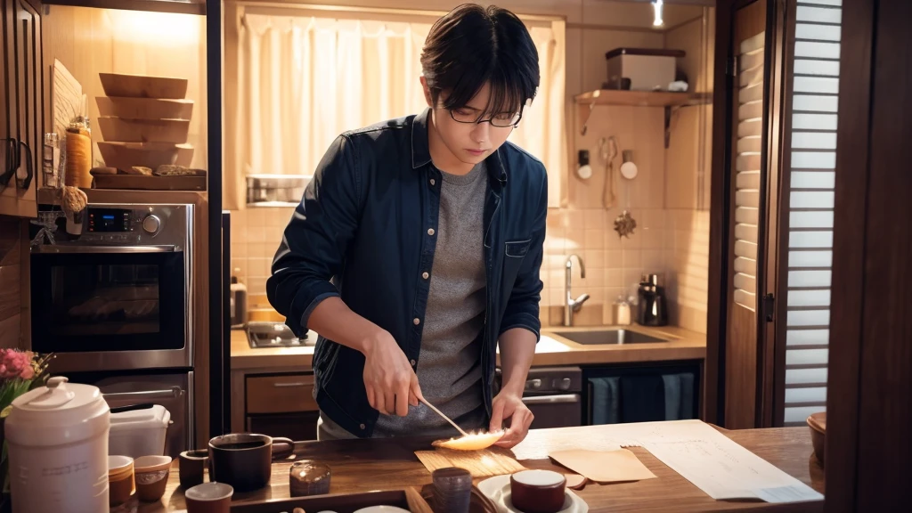 「The scene where he makes the first big request and、Then there are scenes with small requests.。men and women
