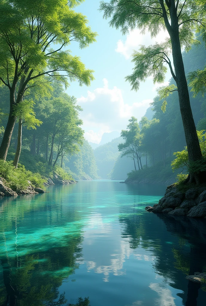 Create a perfect realistic image of nature