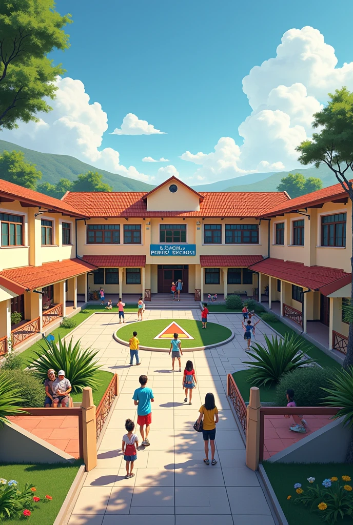 Create a track with the name: Municipal School of Chapadinha 