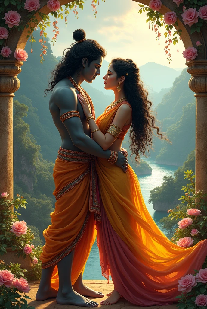 Radha Krishna love ultra high quality ultra high colour