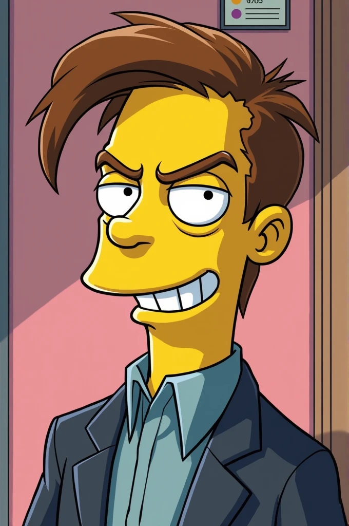 Generate a younger Skinner with modern touches within a tinder profile