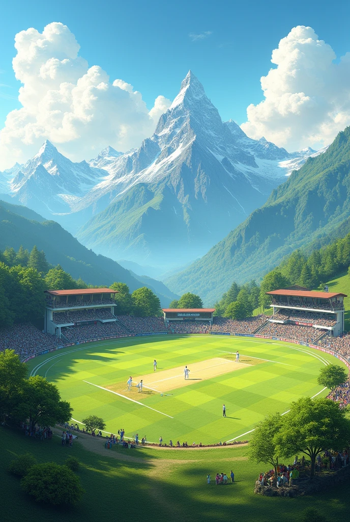 Cricket ground beautiful view