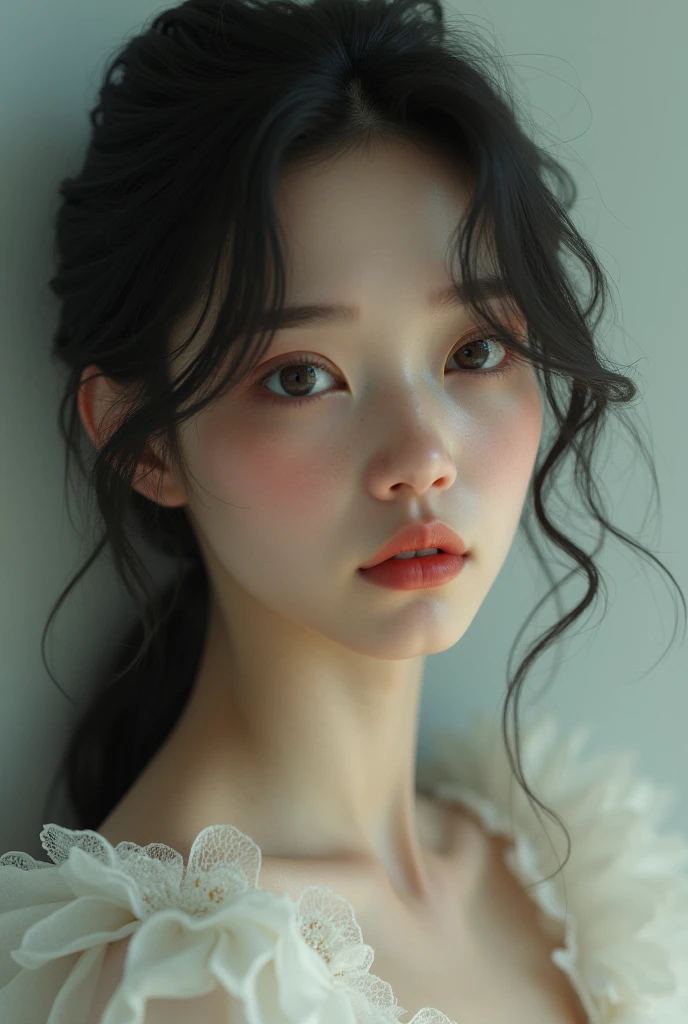 I am the perfect portrait of the perfect girl in every life , The message I want to convey is that I am paying the consequences of my mistakes. , The message I want to leave is that I exist real very real 3d , 48K