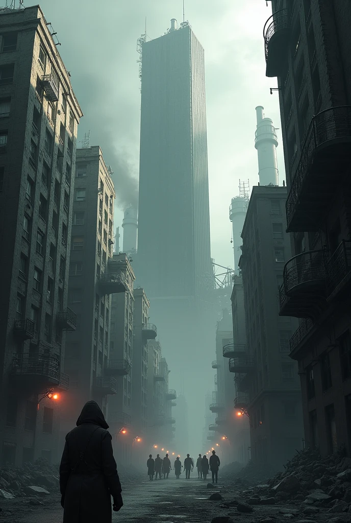 create a dystopian city