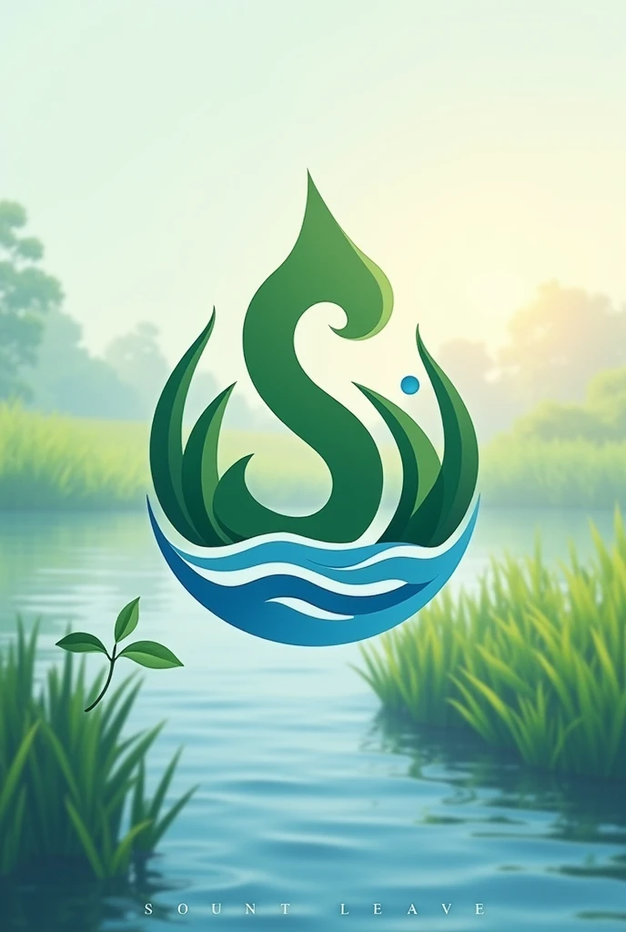 Make me a logo with the letter S, that has to do with agriculture and water