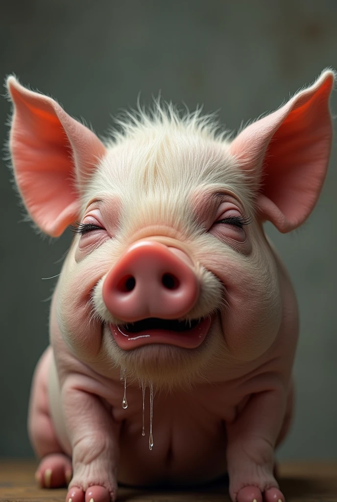 A crying pig 