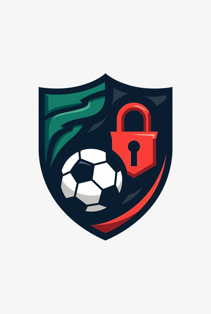 To create a logo for a football team made up of colleagues from a security company, We can consider the following elements:

1. **name of the team**: "SECURITY"

2. **Visual Elements**:
   - **Shield or Insignia**: A classic shield that could incorporate security symbols, like a shield, padlock or a key, combined with sports elements such as a soccer ball.
   - **colors**: Tones that inspire security, like dark blue, negro, or gray, mixed with vibrant sporty colors like red or green.
   - **Typography**: Robust and modern fonts that denote strength and unity.

3. **Additional Details**:
   - A short slogan or the initials of the company name."G4S"
   - Inclusion of a dynamic element that suggests movement or action, representing sport and team energy.

