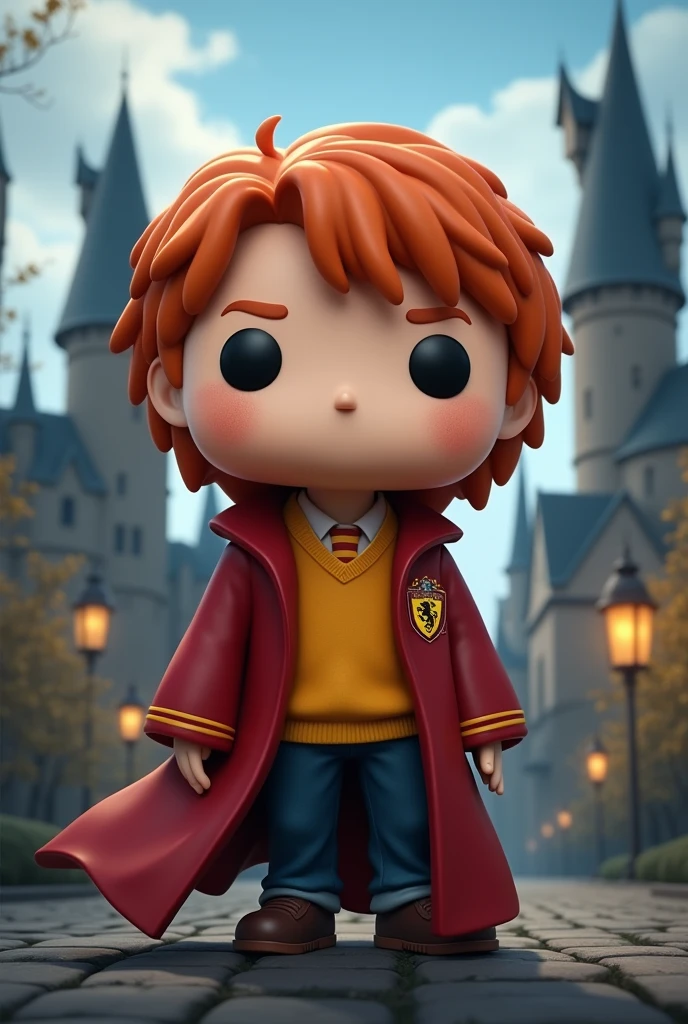 Play the role of Ron from Harry Potter with your Hogwarts cape, Funko Pop version