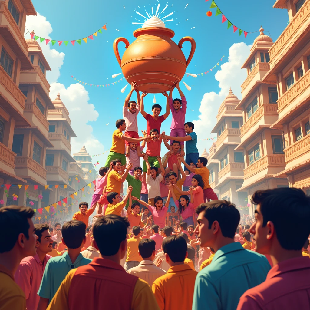 dahi handi festival post