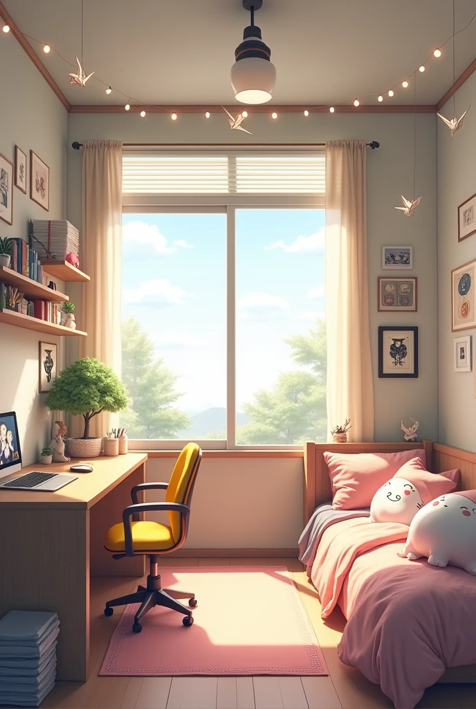 Make a simple anime room
