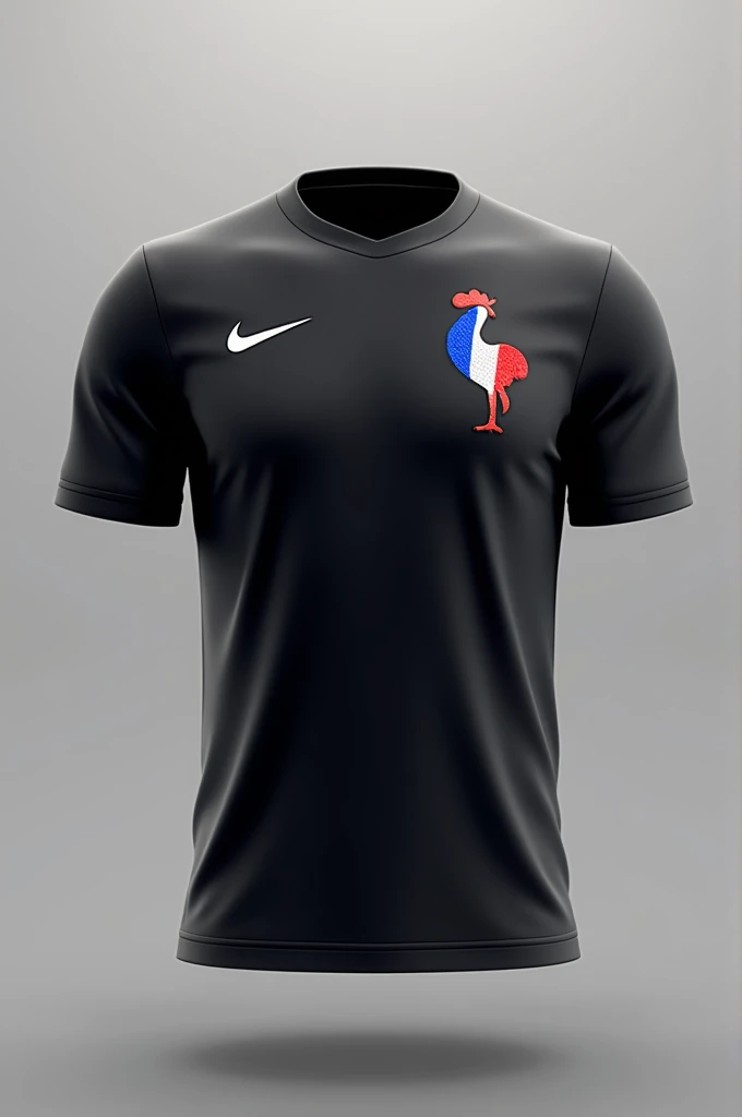 black france shirt (galo) with blue red and white details