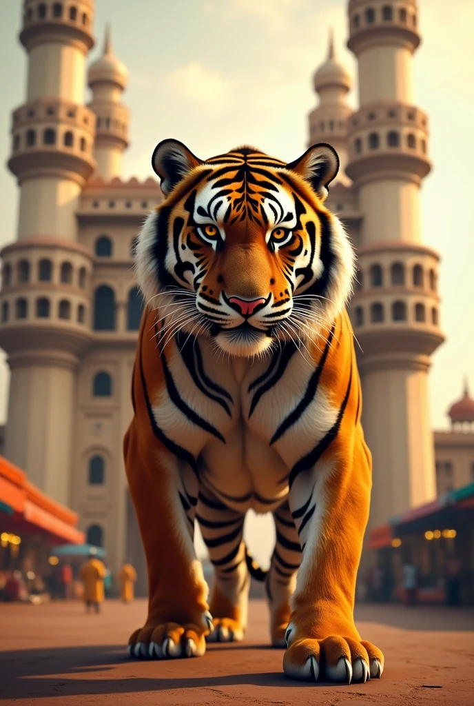 Tiger at charminar