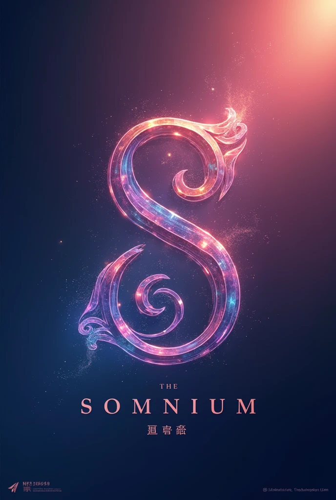 logo for a kpop group called "somnium"