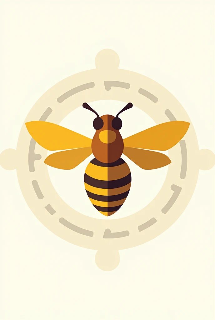 Logo of the engineering baccalaureate in relation to bees 
