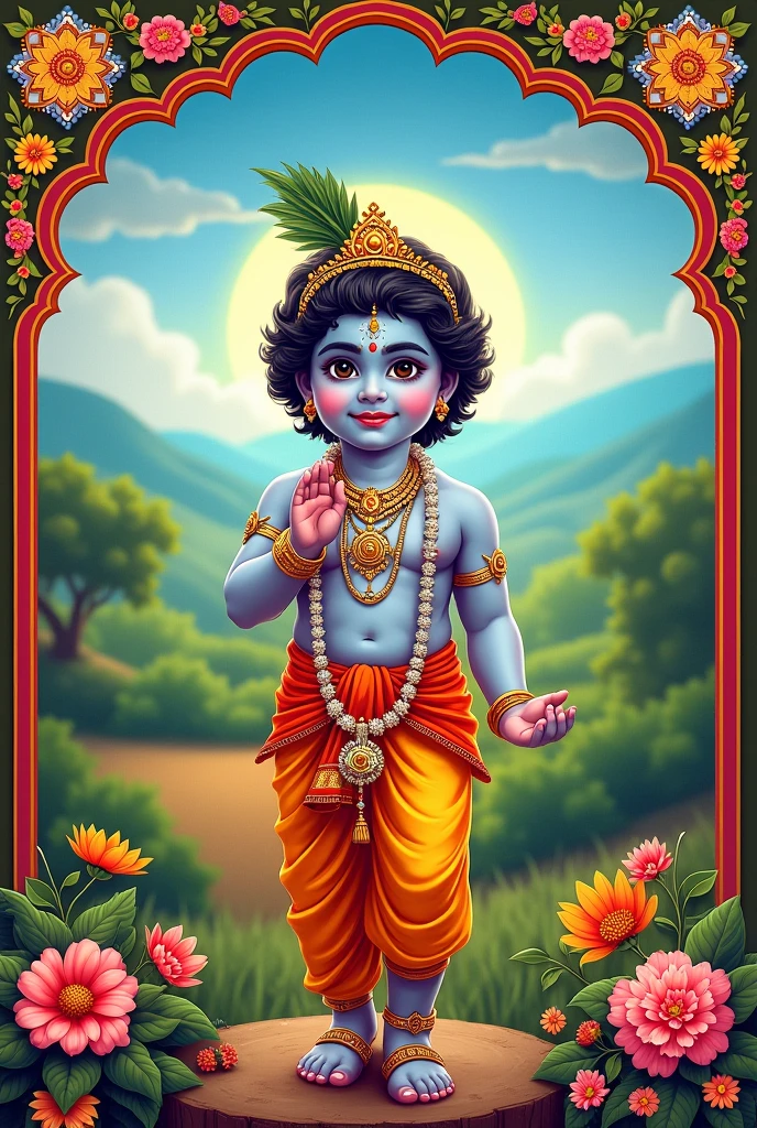 Krishna Janmashtami poster