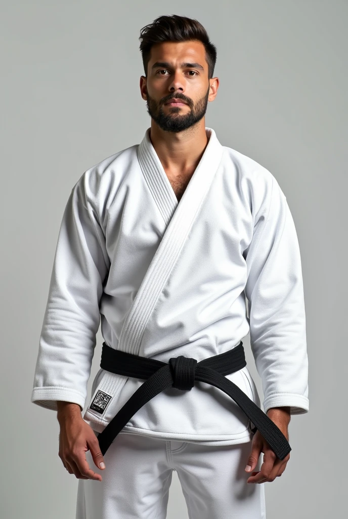 A photo of me in a Jiu Jitsu outfit