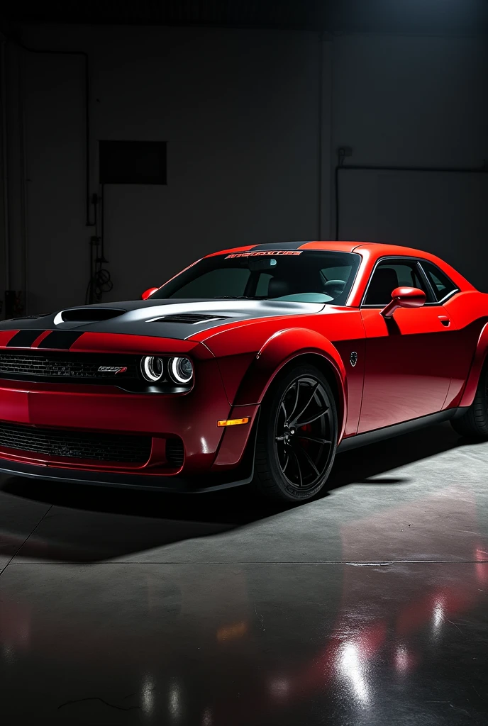 Dodge Challenger SRT hellcat red eye
