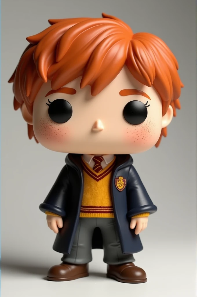 Make the character Ron from Harry Potter with his Hogwarts uniform funko pop version