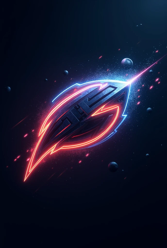 Animated football logo that says GALACTICS