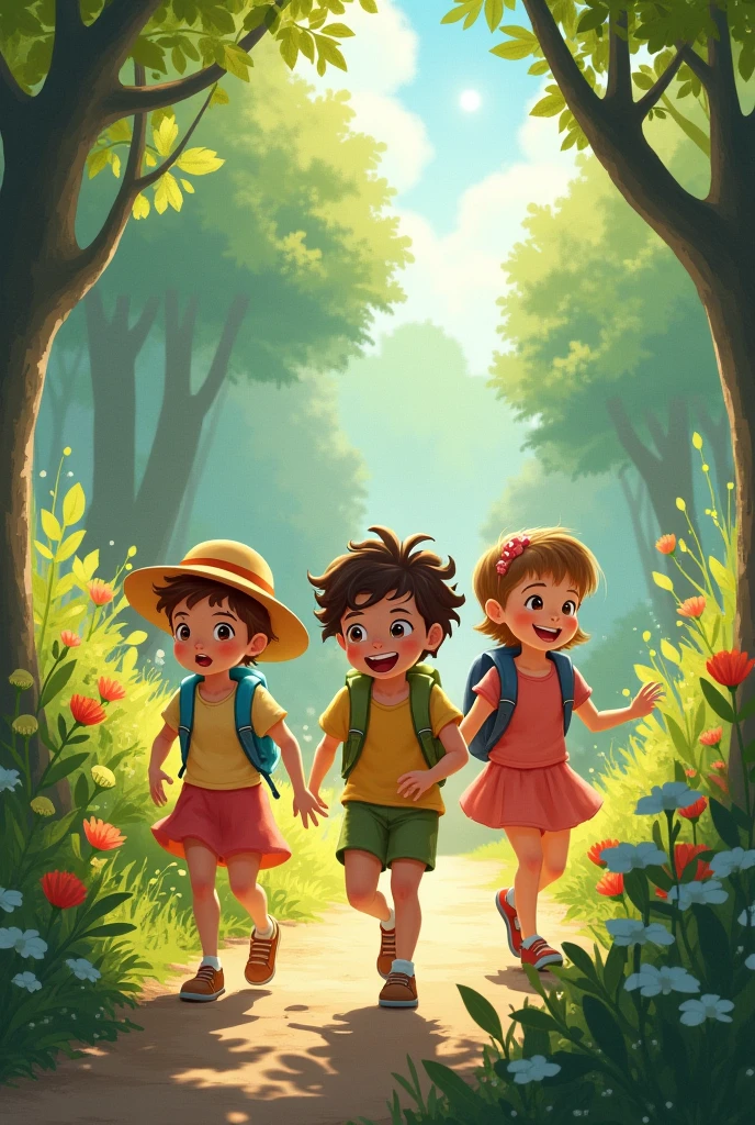 3 kids wak