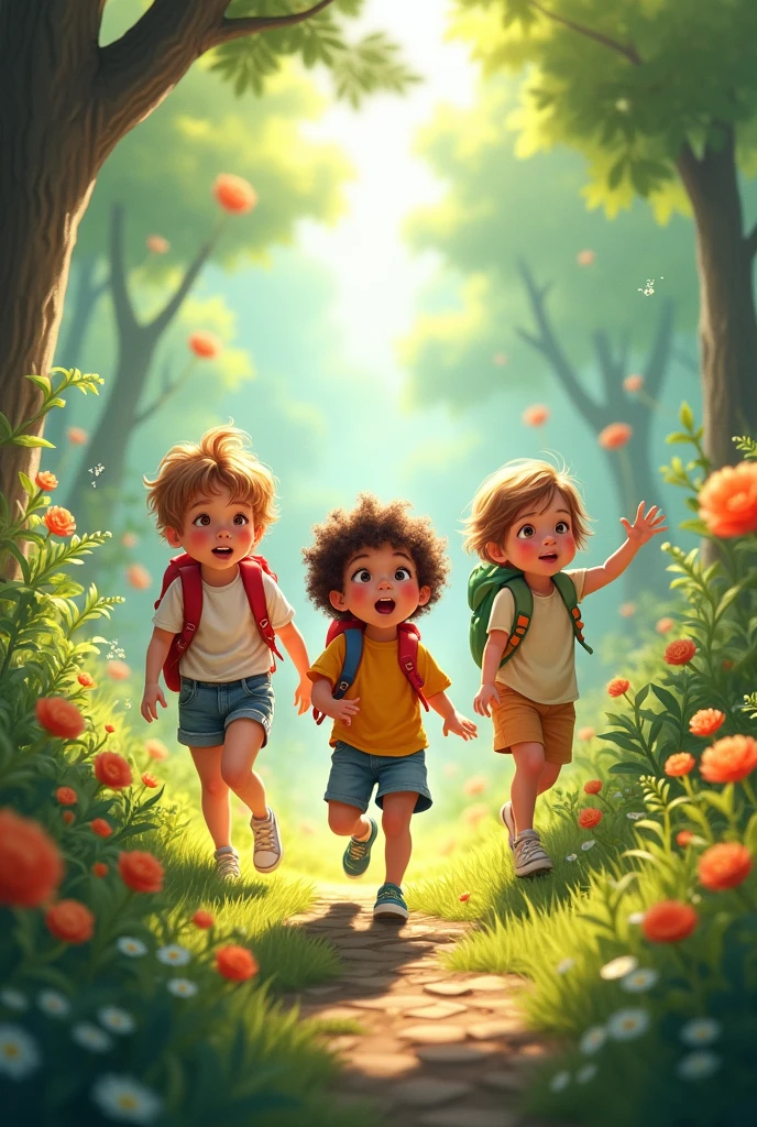 3 kids wak