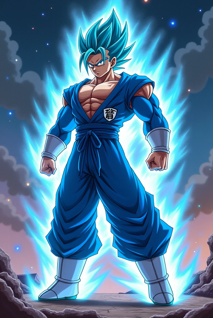 Ảnh doraemon hợp thể với songoku siêu saiya cơ bắp