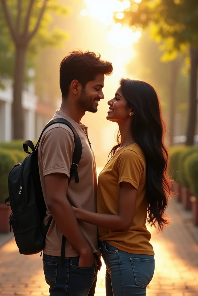 Indian young college lovers 
