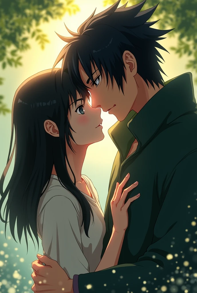 Hinata kiss to Itachi uchiha