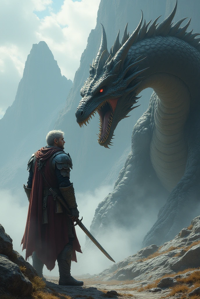 Heart off, a warrior and a dragon