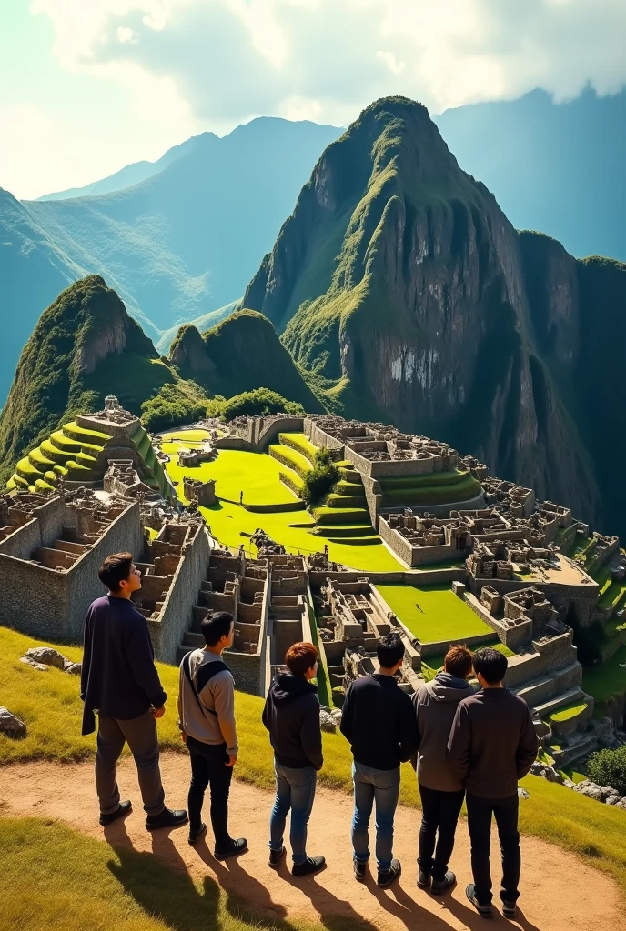 BTS EN PERU MACCHU PICHU