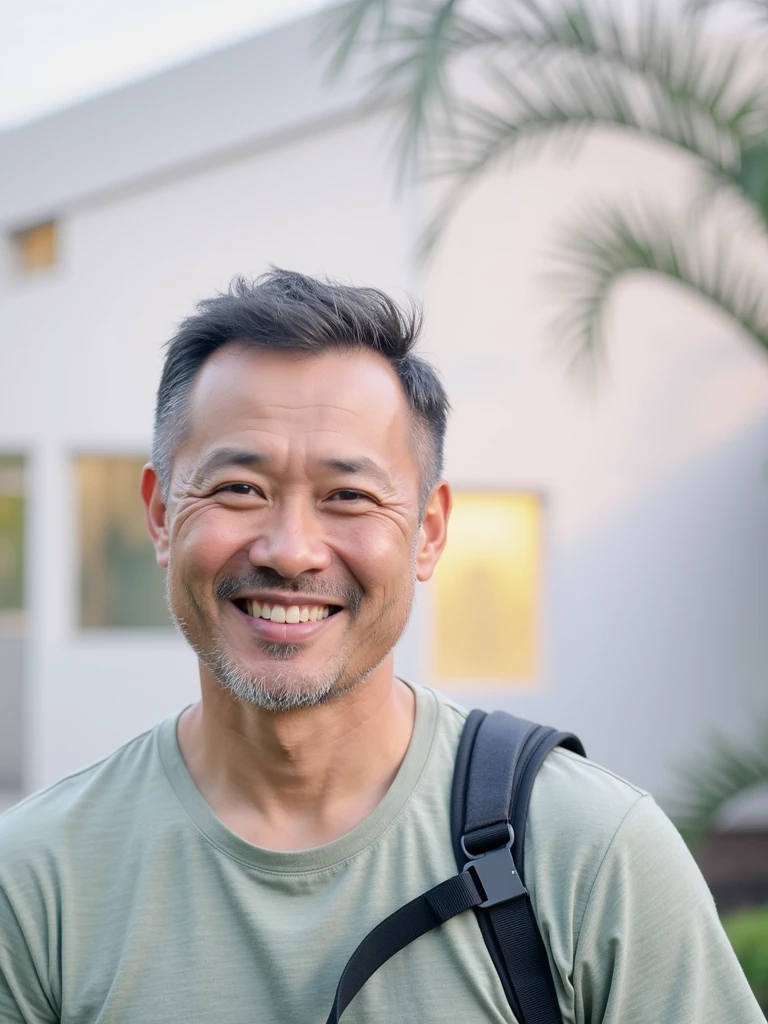A man wearing tshirt