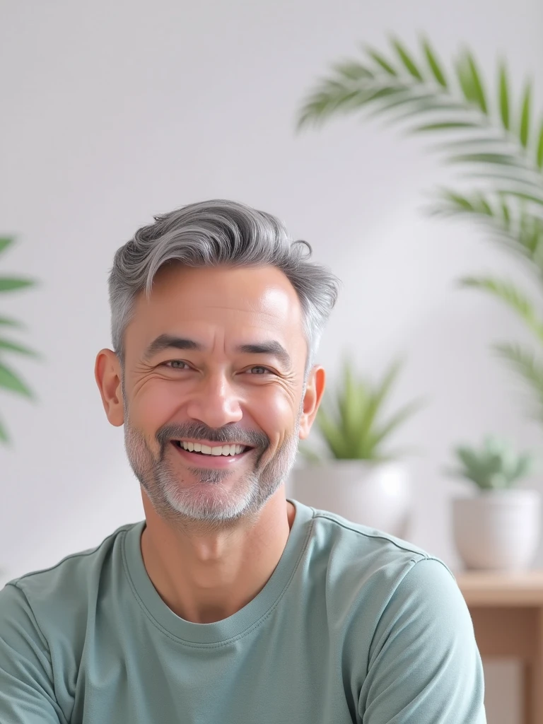 A man wearing tshirt