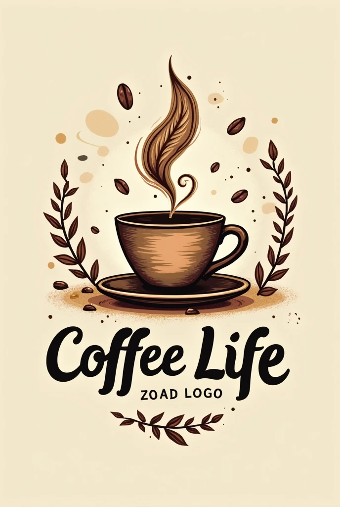 Design several logos for a coffee shop called "coffee life"