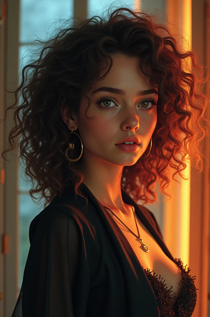 You can create a curly student character, that has a duality or double personality, One that is religious and another more racy? 