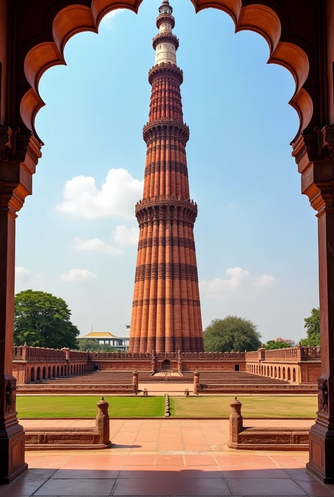 For a 16:9 YouTube thumbnail on the Kutub Minar complex, consider this design idea:
Main Image: Feature a prominent, high-resolution photo of the Kutub Minar itself, taking up the central portion of the thumbnail. Make sure the photo highlights the minaret’s details and grandeur.
Overlay Text: Place engaging and bold text such as "Kutub Minar Complex Tour!" or "Unveiling Kutub Minar Secrets!" across the top or bottom of the thumbnail. Use a large, clear font with a contrasting color to ensure readability.
Additional Visuals: Add smaller images or icons along the sides or corners of the thumbnail to represent other elements of the complex, such as nearby structures, historical artifacts, or maps.
Color Scheme: Use a vibrant and eye-catching color scheme. Consider a gradient or bright border to make the thumbnail stand out in search results.
Branding: If you have a logo or consistent style, incorporate it subtly to maintain brand identity.
This layout will ensure your thumbnail is visually appealing, informative, and stands out in the YouTube feed.