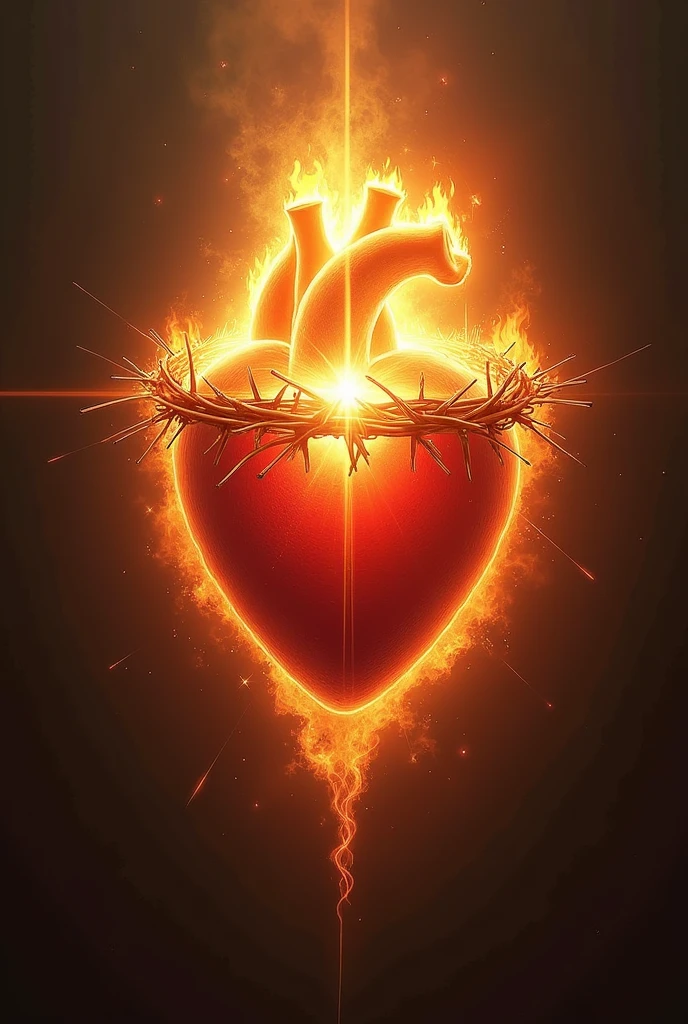 
generate an image of the sacred heart