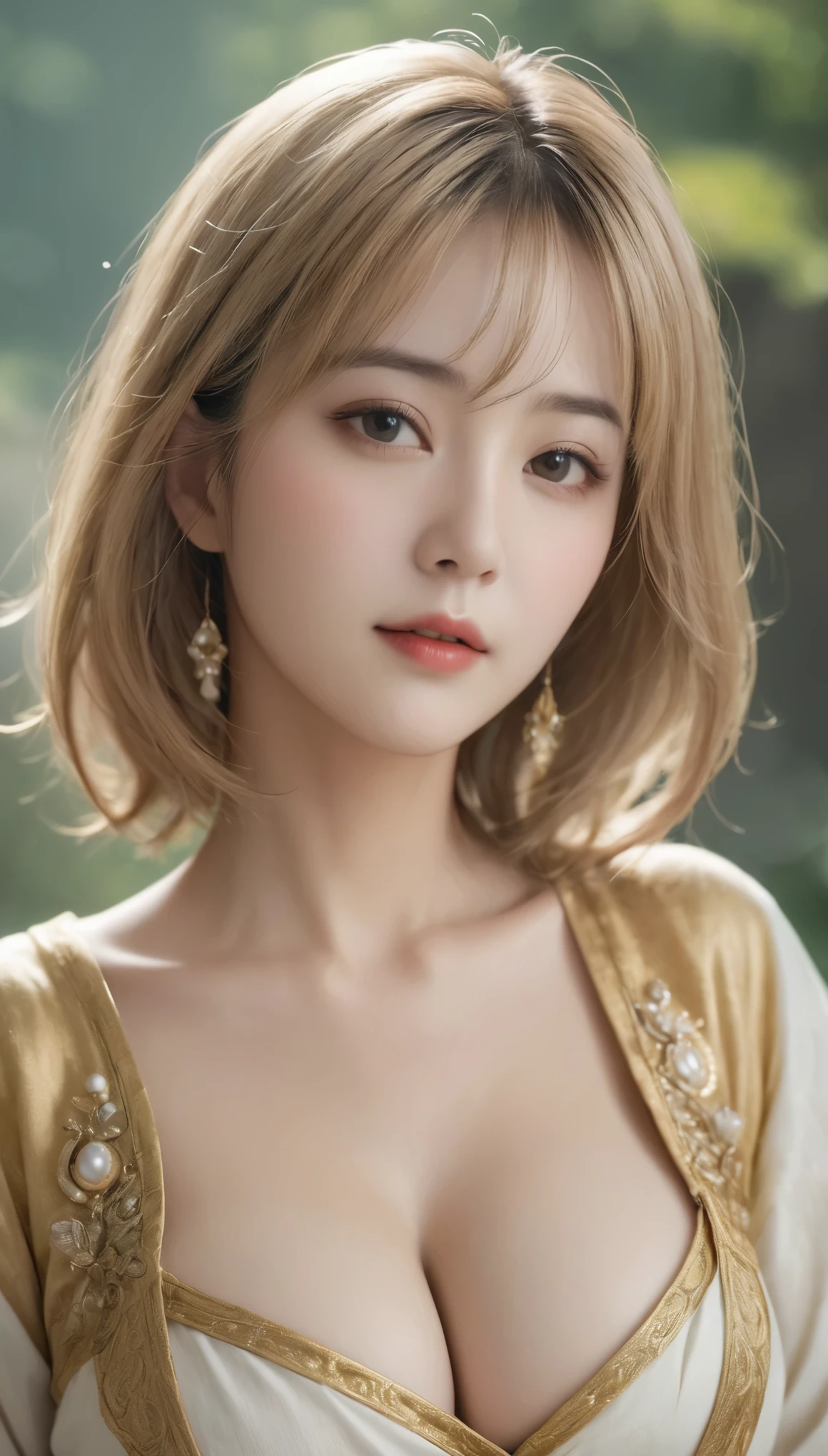 (Ultra-realistic)、(((純金の豪華な衣装を着てるAncient Priestess)))、(((純金の豪華な衣装を着てるAncient Priestess)))、
Scalability beauty High resolution High resolution Realistic short hair blonde、 blondeの女性、Mature Woman、Middle-aged women、(((Very large breasts)))、Detailed skin texture、超High resolution、Realistic、【(((Voluptuous figure)))】、(((Chubby body type)))、(((Big big boobs)))、Laughter、中年のbeauty、Beautiful expression、ふわふわなblondeの髪、非常に繊細でDetailed skin texture、35Female Shaman、{(Ancient ornate and luxurious temple)、(Many torches are burning)}、Ancient Priestess、Big cleavage、(((とてもBig big boobs))) 、Red lips、【(((I am wearing gorgeous gold robes and beautiful jewels.....。..)))】、I have a wonderful golden staff、(((純金の豪華な衣装を着てるAncient Priestess)))