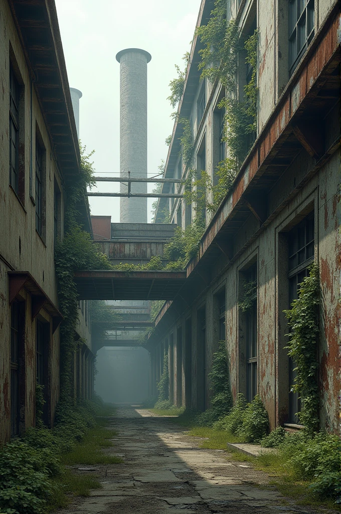 Structures of an abandoned factory