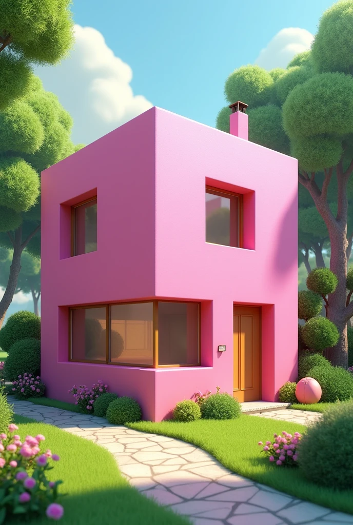 then square "Pinky House"