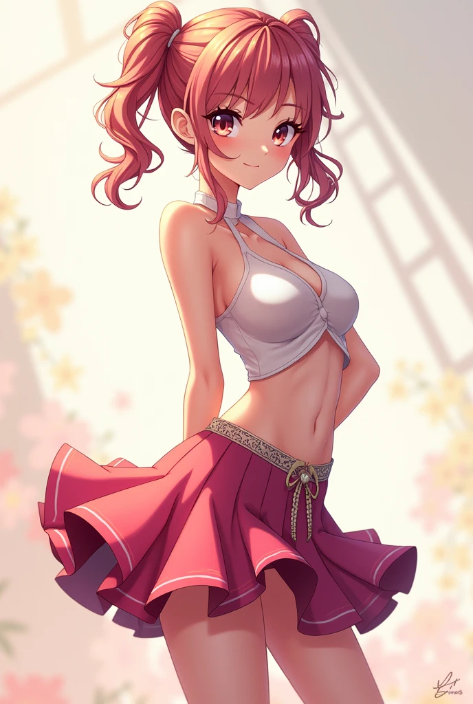 Ass skirt anime