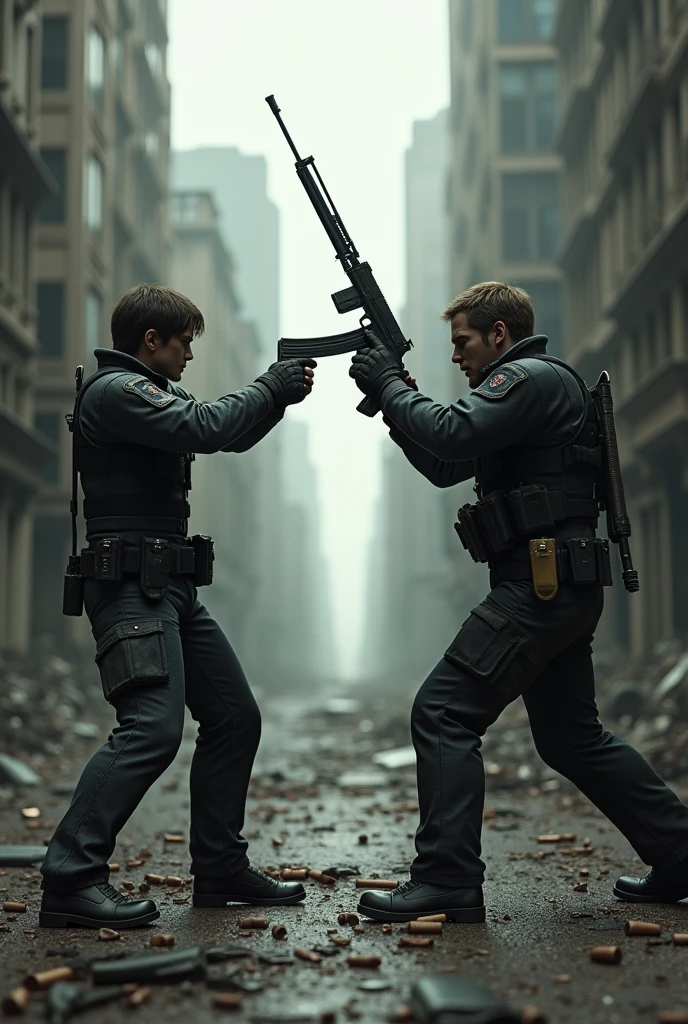 Leon (Resident Evil) VS Snake (Metal Gear)  